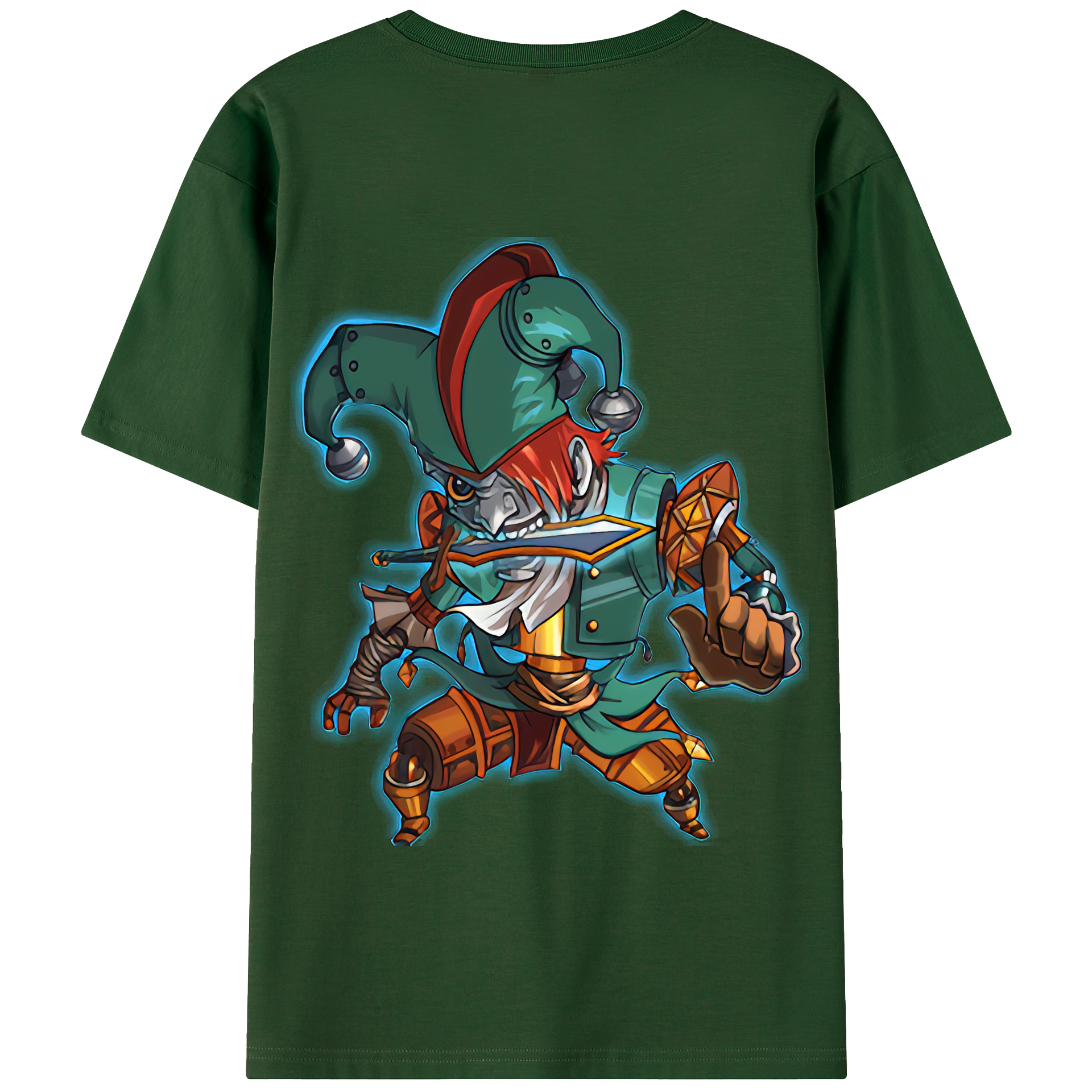 リーグ・オブ・レジェンド League of Legends LOL 綿100％半袖Tシャツ（背面プリント）